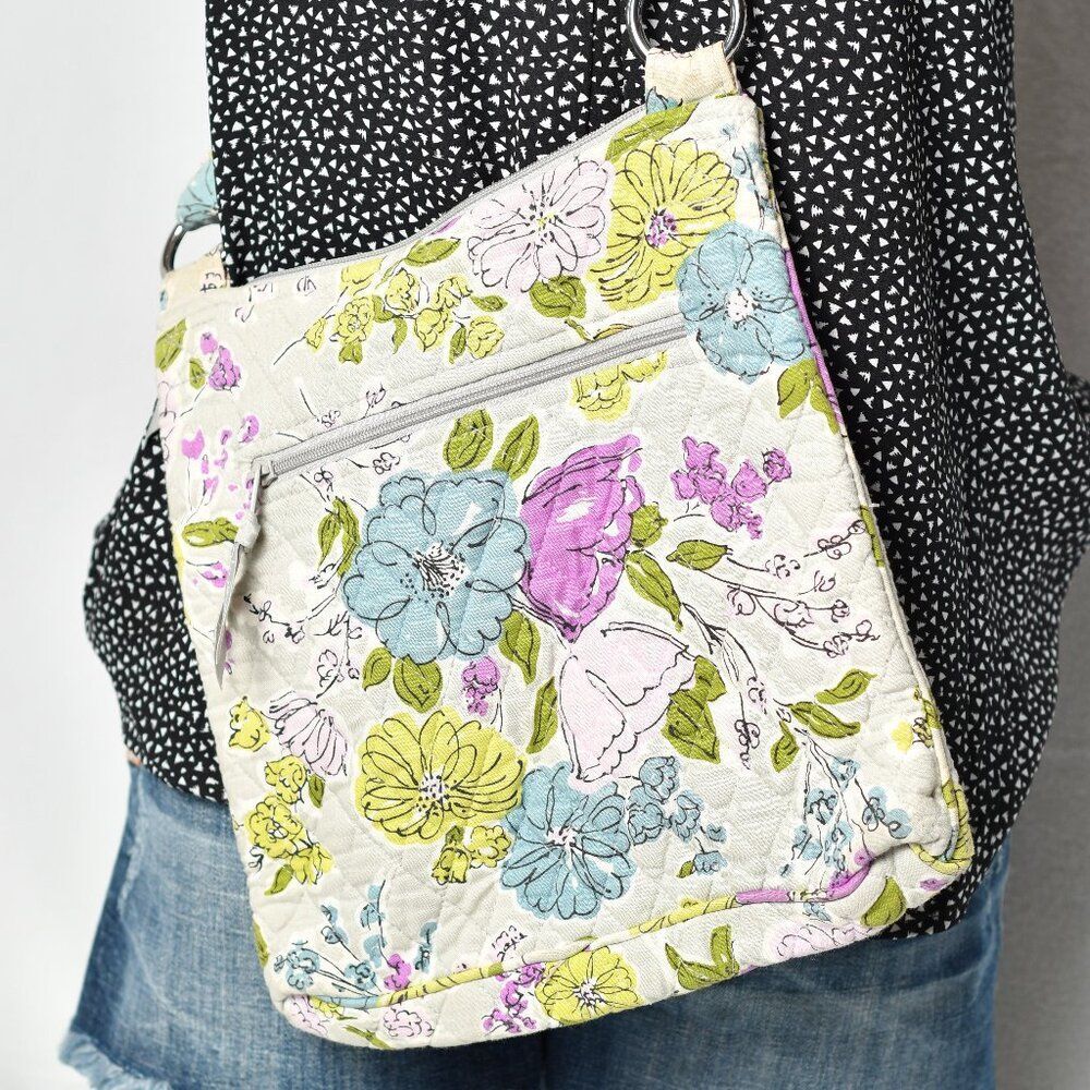 Vera Bradley Water Color Pattern Medium Cross Body